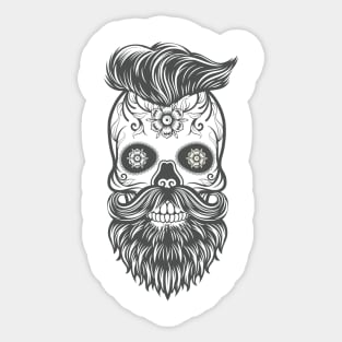 Handsome Skull Sticker